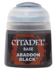 (SL 21-25) Citadel Paint - Base - Abaddon Black (12ML)